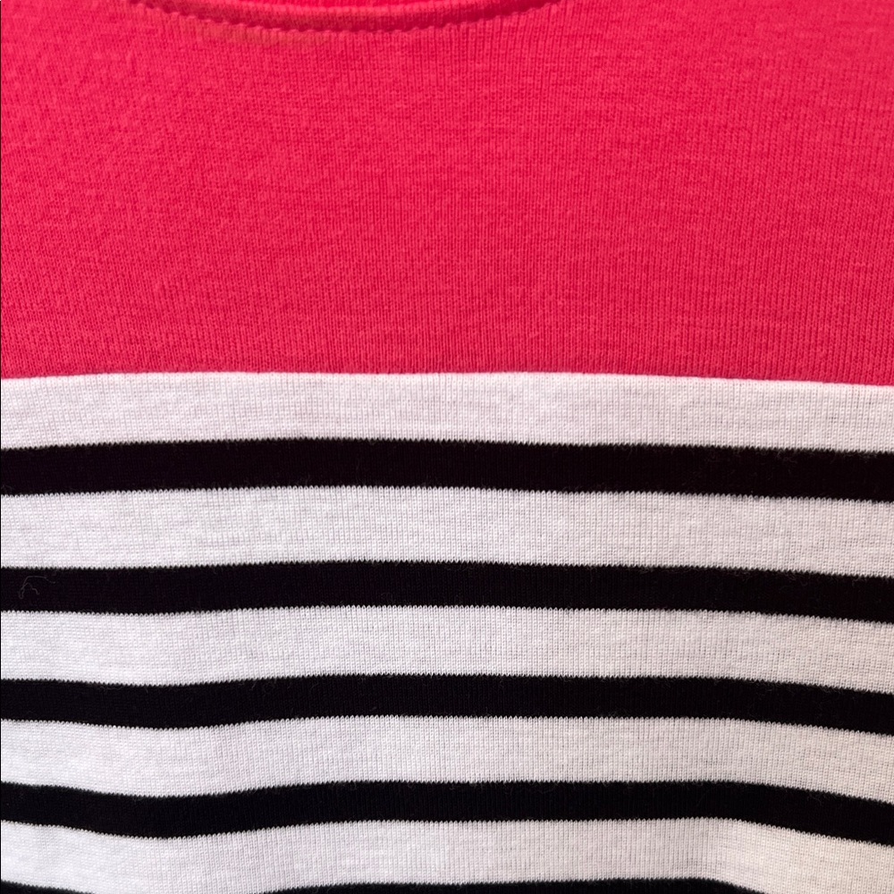 Kim Rogers Pink and Black Striped Top - Picture 3 of 4